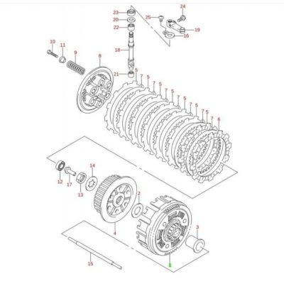 RETEN DE BIELA SUZUKI LTZ 400 (Nº23)